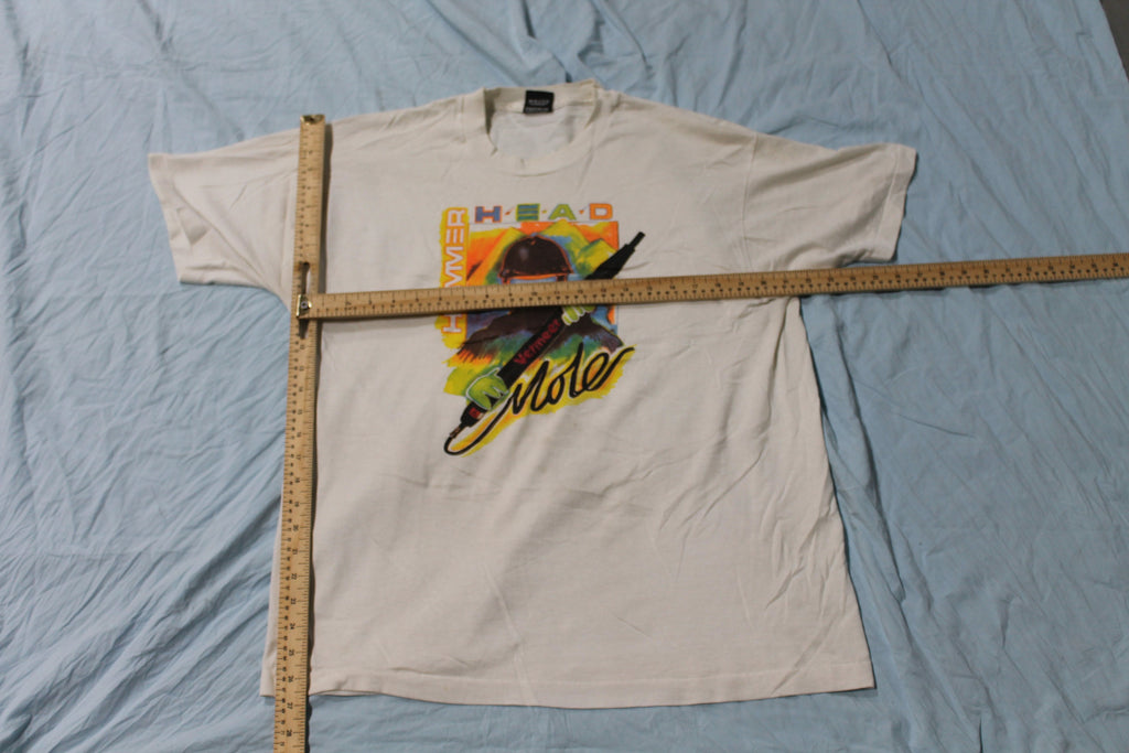 Vintage 1990s Hammer Head Mole Graphic T Shirt