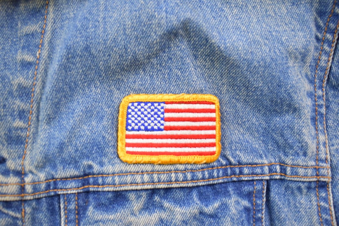 Vintage 1991 Expressions Acid Wash Denim Jean Jacket