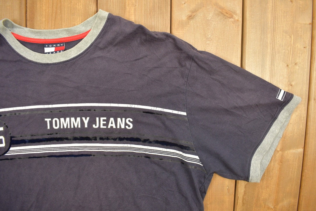 Vintage 1990s Tommy Jeans Logo T-Shirt