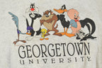 Vintage 1990s Georgetown Hoyas Looney Tunes Collegiate Crewneck Sweatshirt Men's 2XL