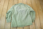 Vintage 1960s OG-107 Military Sateen Jacket /