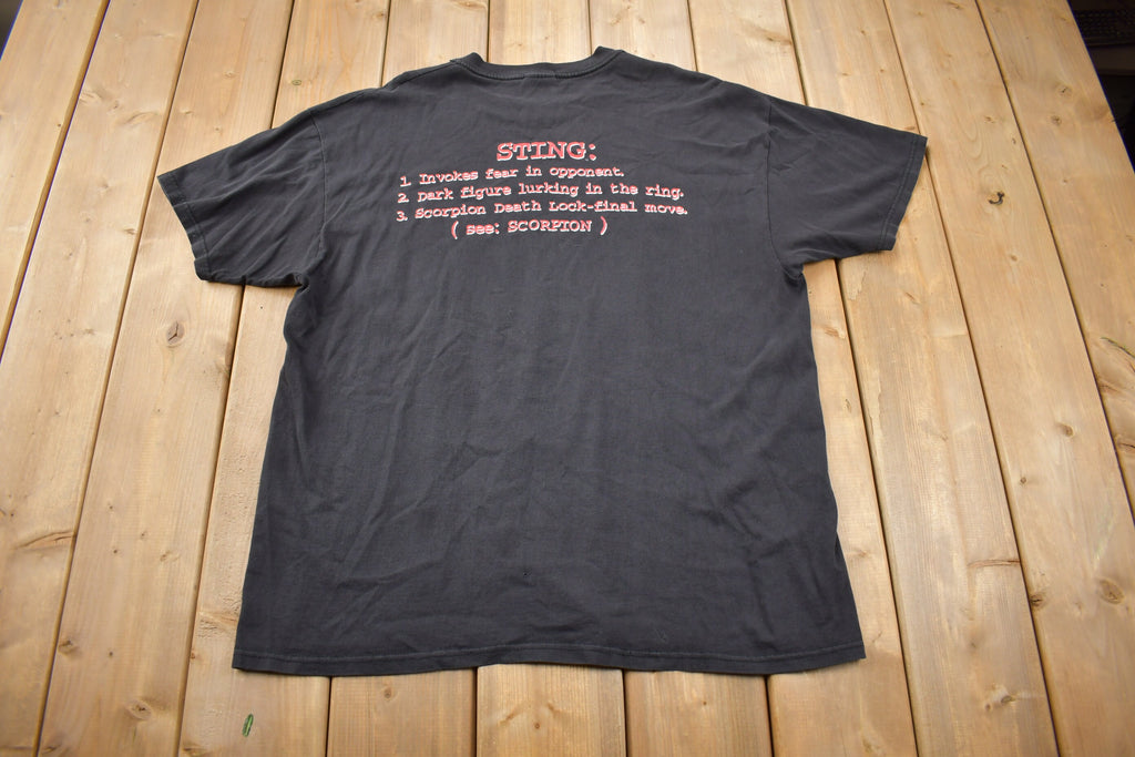 Vintage WCW Sting Graphic Wrestling T-Shirt