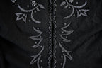 Vintage 1960's Monrose Wool Floral Pattern Cardigan Sweater Women's M