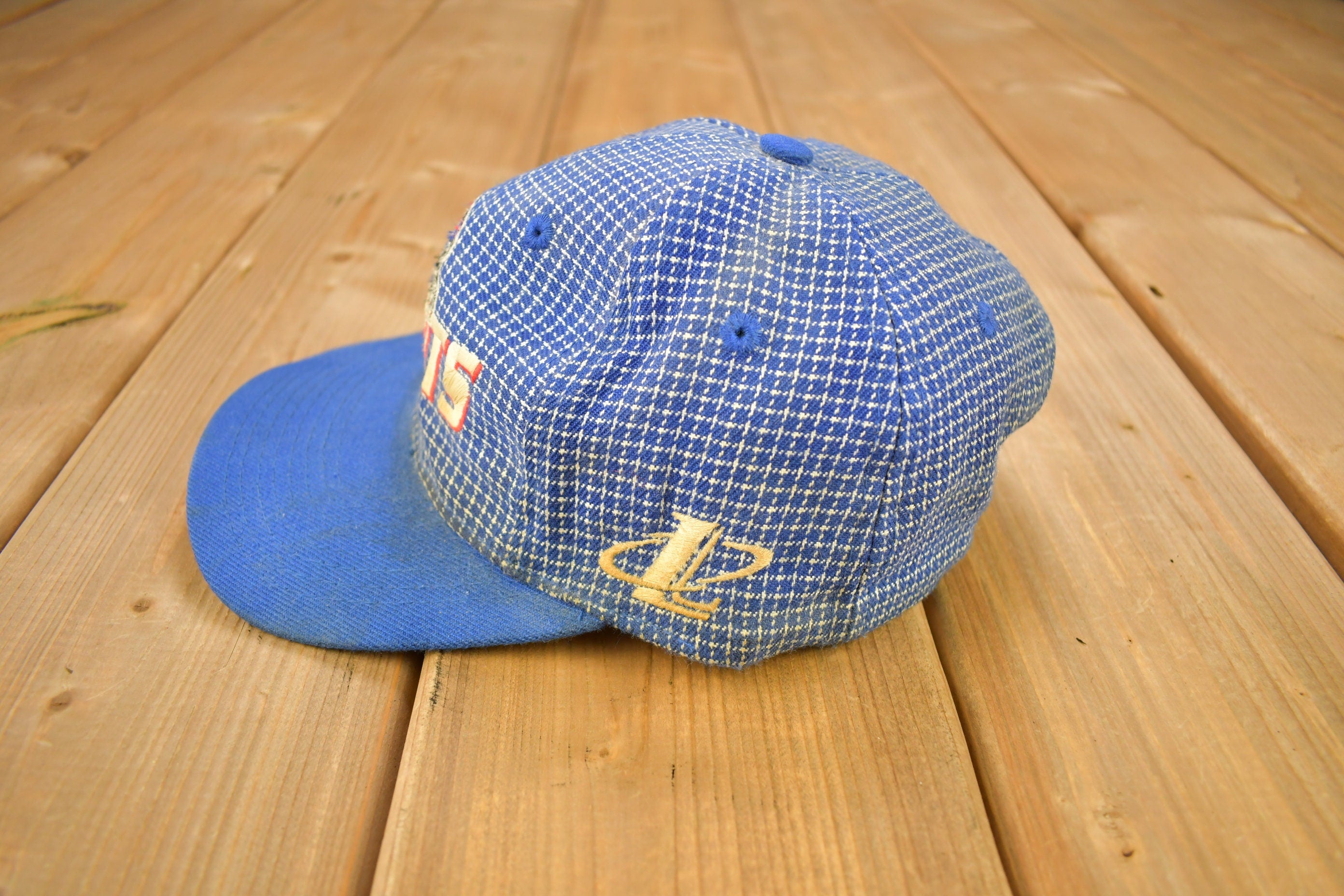 Vintage 1990s New York Giants NFLLogo Athletic Strap Back Hat