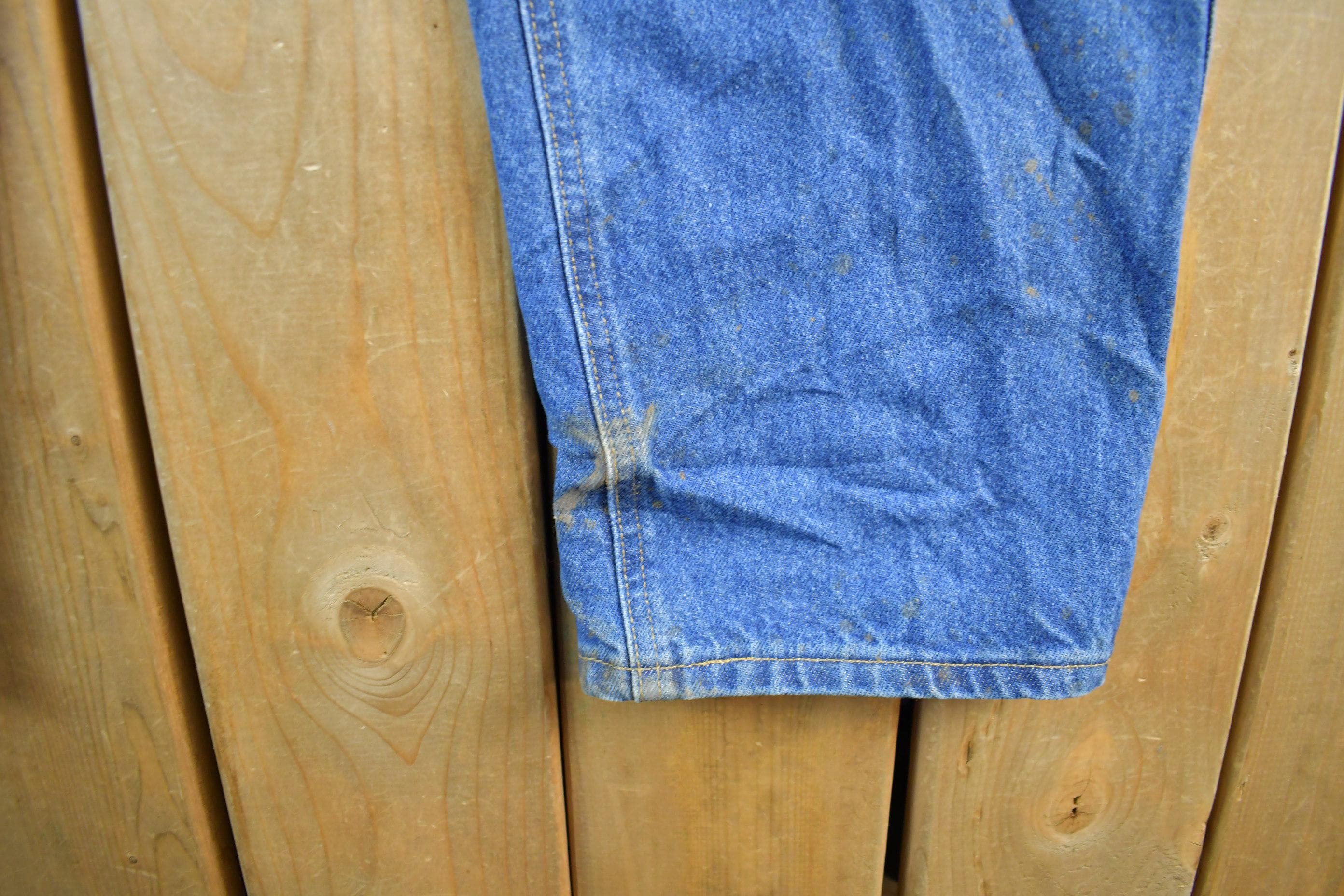 Vintage 2000s Carhartt Relaxed Fit Denim Work Jeans Size 38 x 32