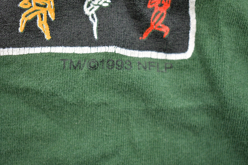 Vintage 1993 Green Bay Packers Logo 7 NFL Graphic T-Shirt
