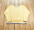 Vintage 1990s Bedford Fair Knit Crewneck Sweater Made In USA