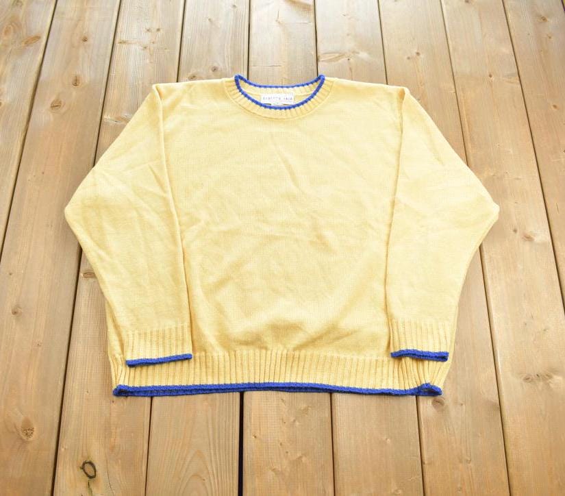 Vintage 1990s Bedford Fair Knit Crewneck Sweater Made In USA