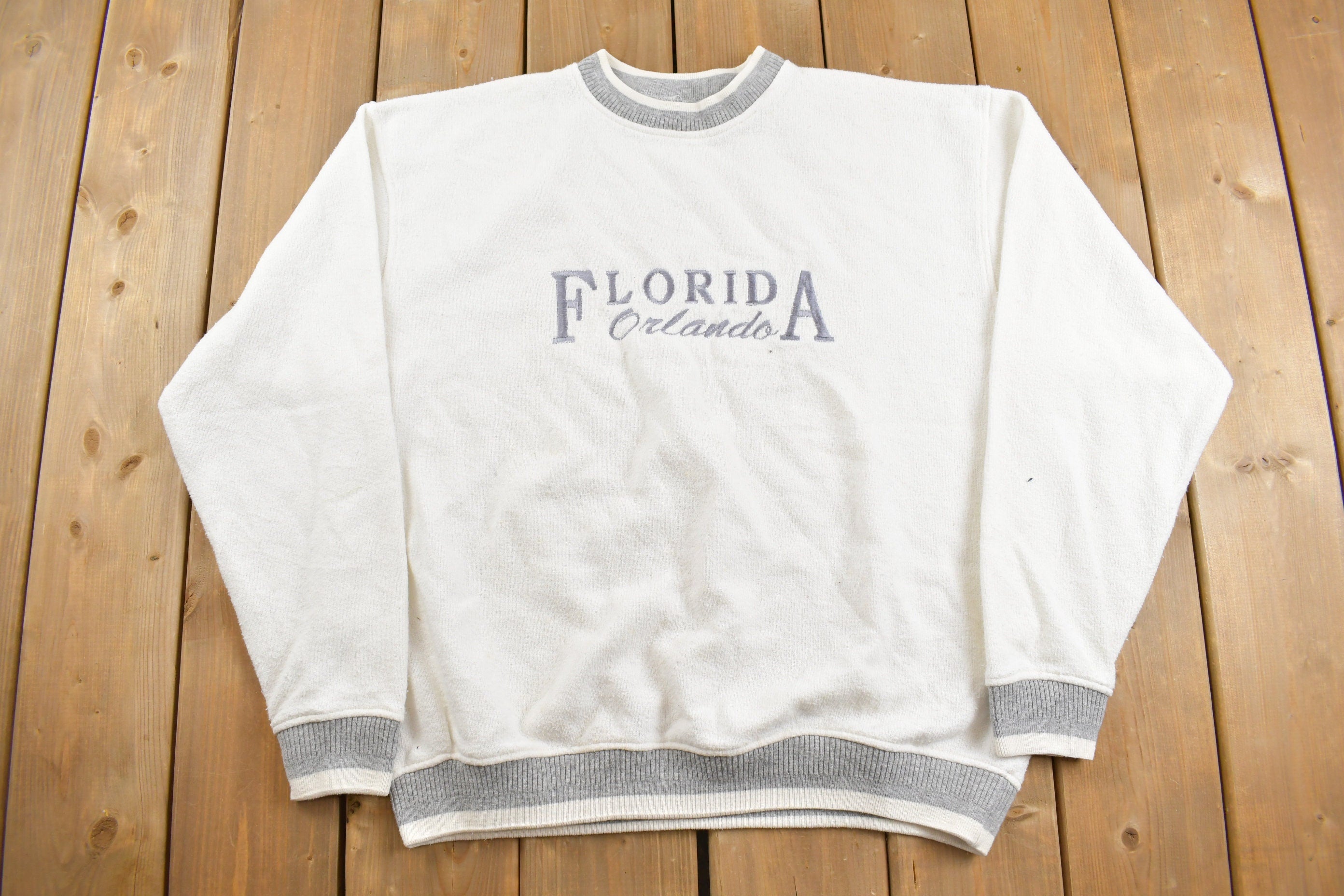 Vintage 1990s Florida Orlando Crewneck Sweatshirt
