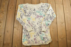 Vintage 1990s Perry Ellis Portfolio Petite Knit Crewneck Sweater