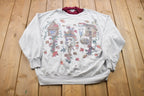 Vintage 1990s Basic Editions Birdhouse Crewneck Sweatshirt
