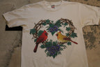 Vintage 1995 Birds And Hearts Graphic T Shirt