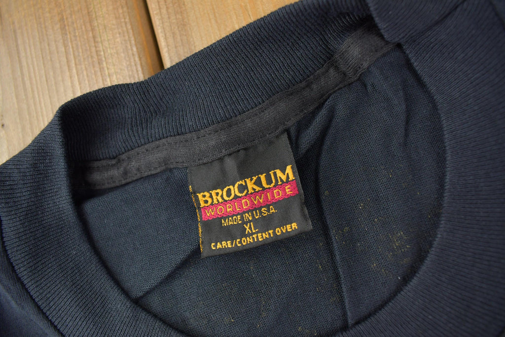 Vintage 1990s Deadstock The Tragically Hip All Over Print Single Stitch Graphic Brockum Band Tee Made in USA
