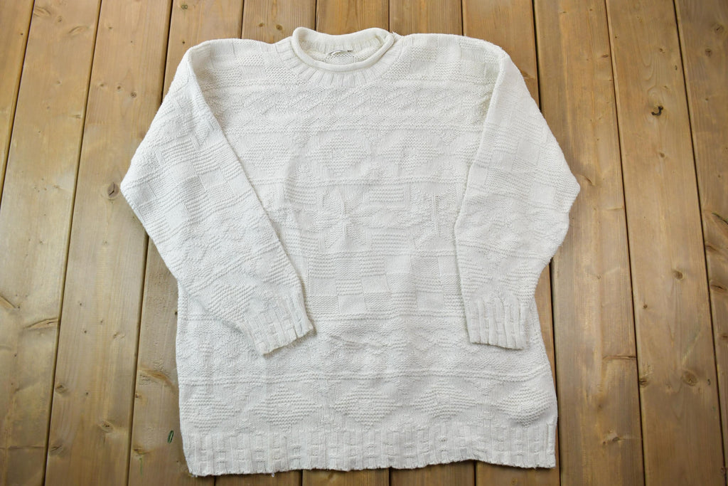 Vintage 1990s Cherokee Knit Crewneck Sweater