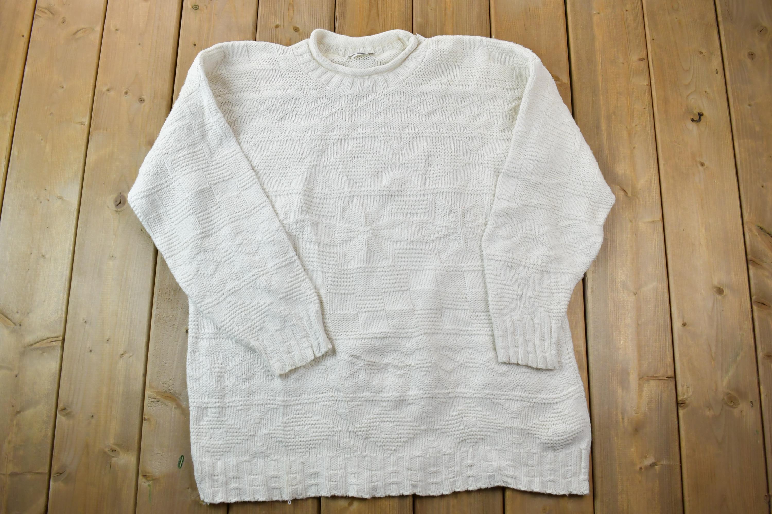 Vintage 1990s Cherokee Knit Crewneck Sweater
