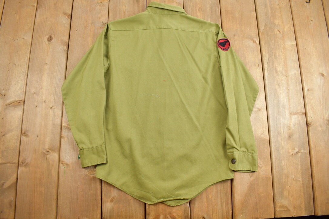 Vintage 1990's Boy Scouts Of America Short Sleeve Button Up Shirt