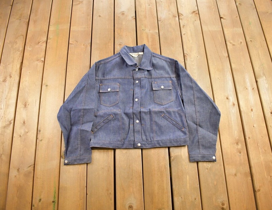 Vintage 1970s Ranchcraft Raw Denim Jacket