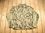 Vintage 1990s Columbia Sportswear Tree Camo Fleece Sweater