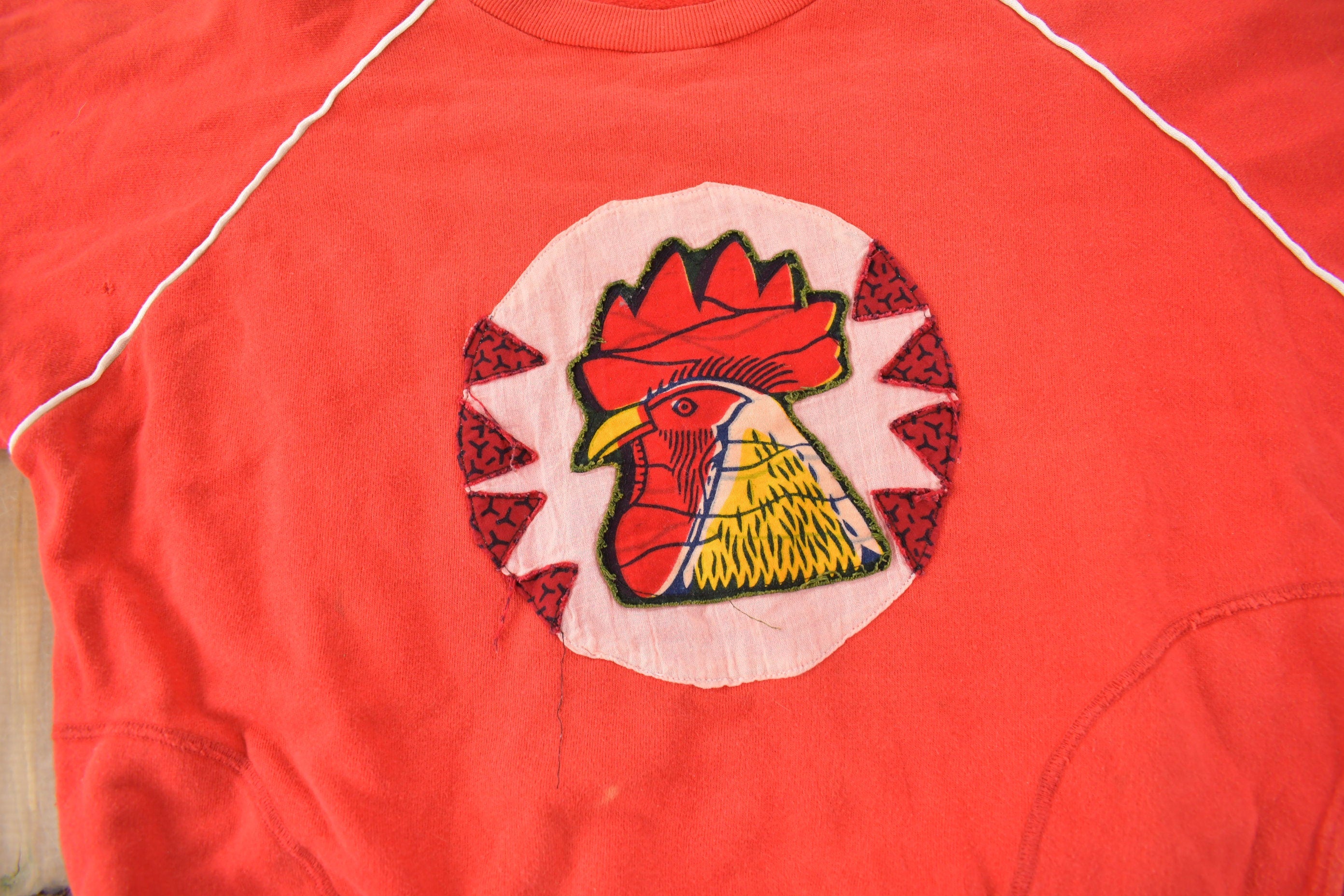 Vintage 1970s Rooster Crewneck Sweatshirt