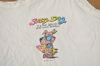 Vintage 1990 Salty Dog Surf Shop Daytona Beach Single Stitch Graphic Tank Top Shirt Made In USA