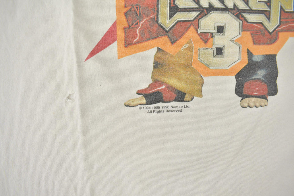 Vintage 1996 Tekken 3 Namco Single Stitch Gaming Graphic T Shirt Size XL