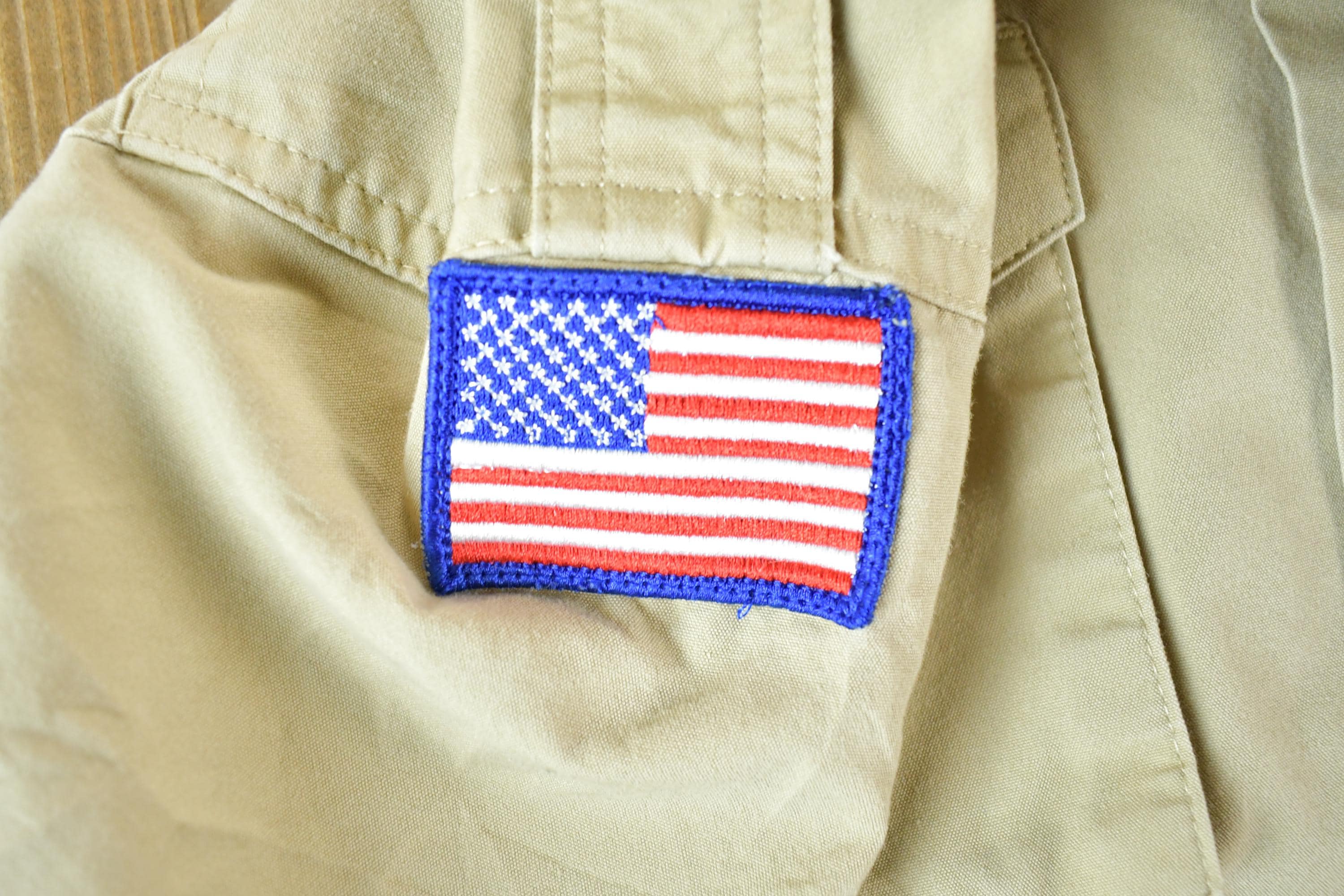 Vintage 1990s Boy SCouts Of America Button Up Shirt Men's L