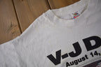 Vintage 1990s WWII Pacific Victory Tour Memorial Graphic T Shirt Made In USA