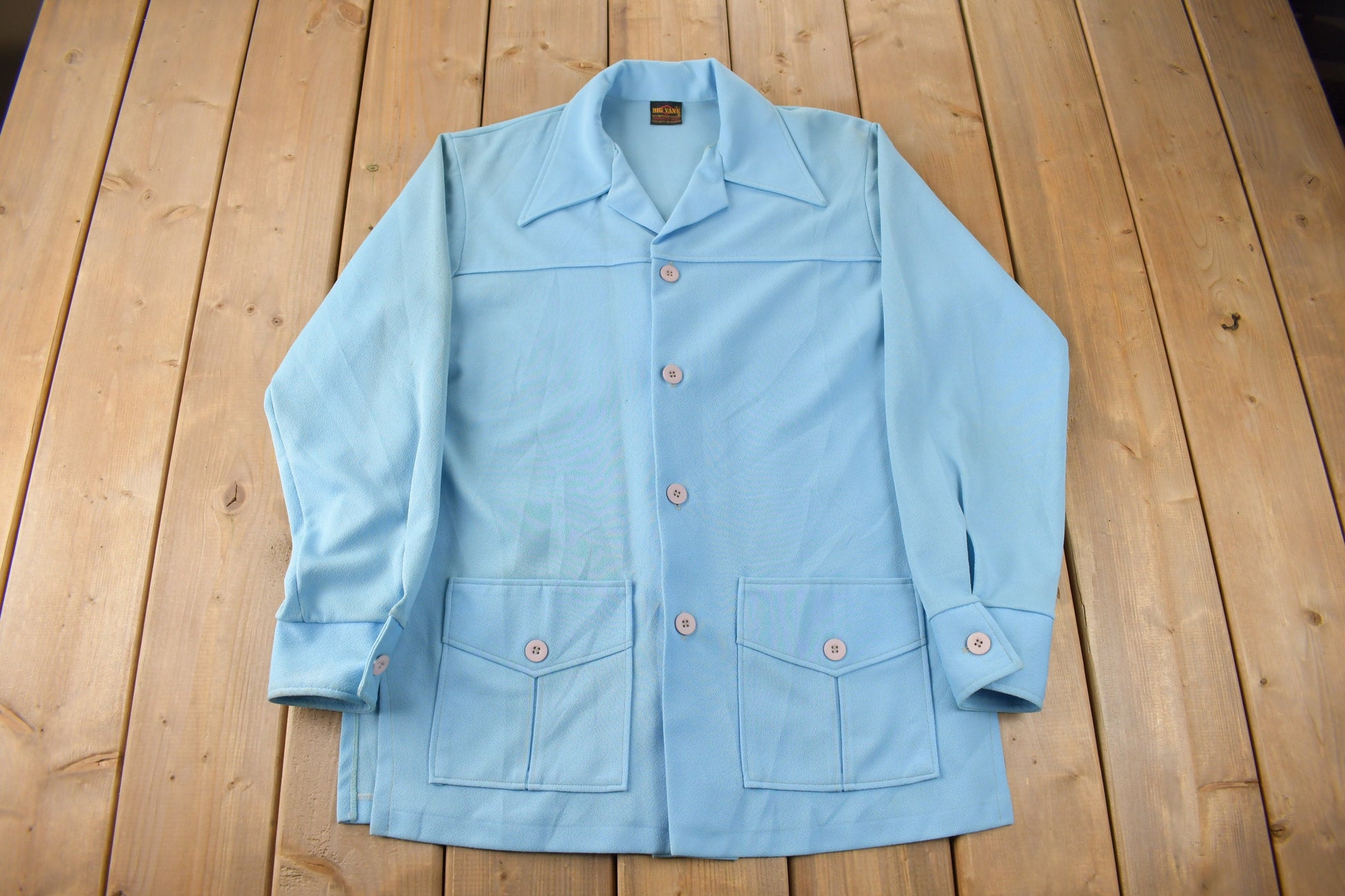 True Vintage 1970s Big Yank Permanent Press Button Up Shirt