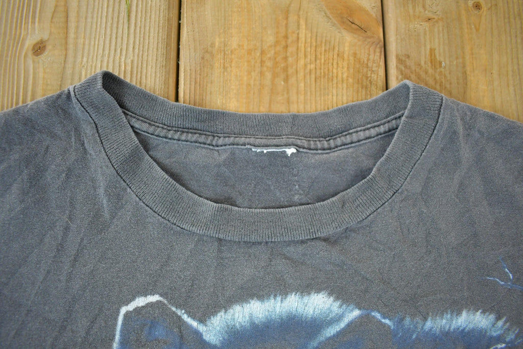 Vintage 1990s Wolf All Over Print Graphic T-Shirt Men's XL