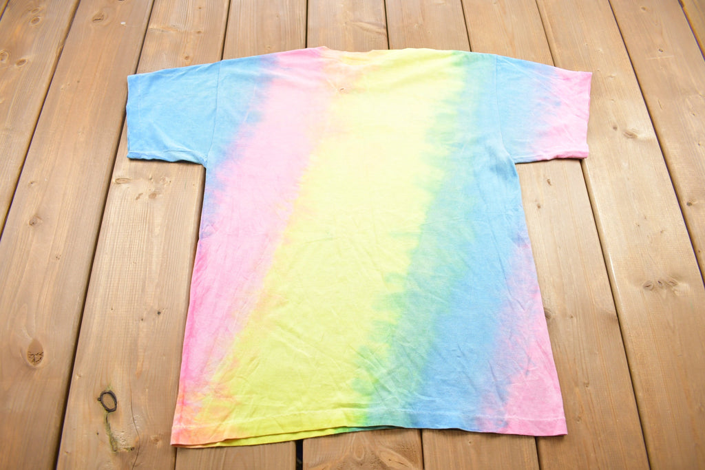 Vintage 1990s L.A Chic Tye Dye Hearts Graphic T Shirt / Vintage T Shirt / Rare Vintage / Women's Streetwear / Single Stitch / Made In USA