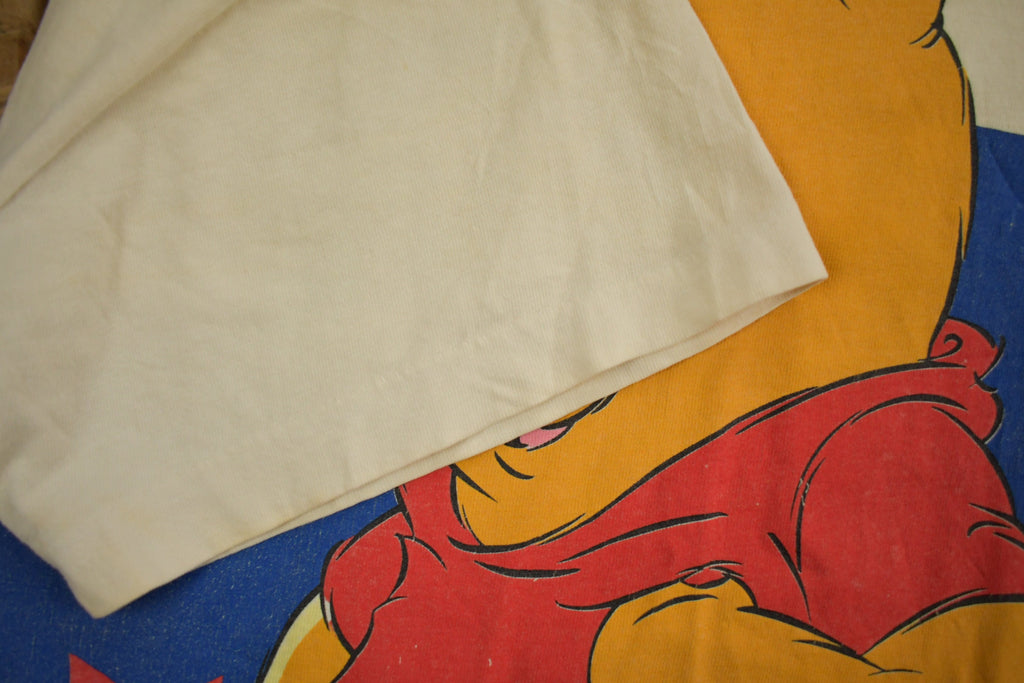 Vintage 1990s Disney Winnie The Pooh Cartoon Promo T-Shirt  90s Graphic Tee  Made In USA  90s Disney Tee