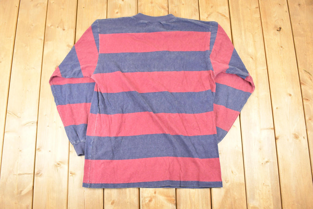 Vintage 1990s Kodiak Striped Grunge Crewneck Shirt Men's M