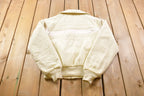 Vintage 1990s Robbe White Bomber Jacket
