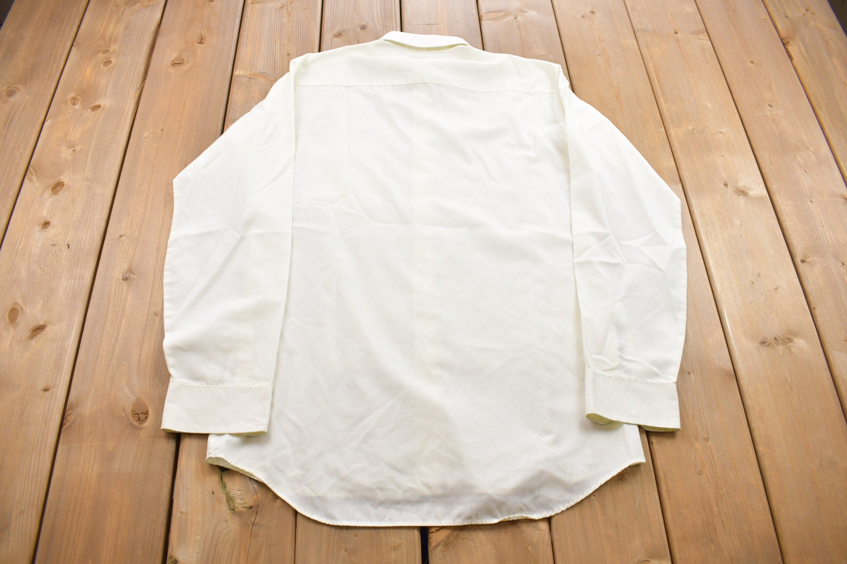 Vintage 1990s Button Up Dress Shirt