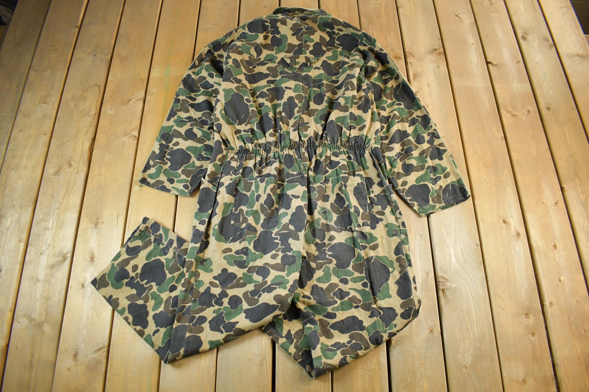 Vintage 1980s Camo Coveralls Men's 42 x 29