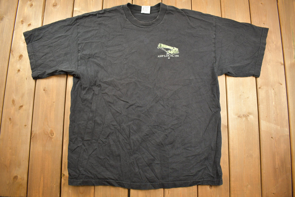 Vintage 1990s ASIP Local 150 Hoisting & Rigging Graphic T Shirt
