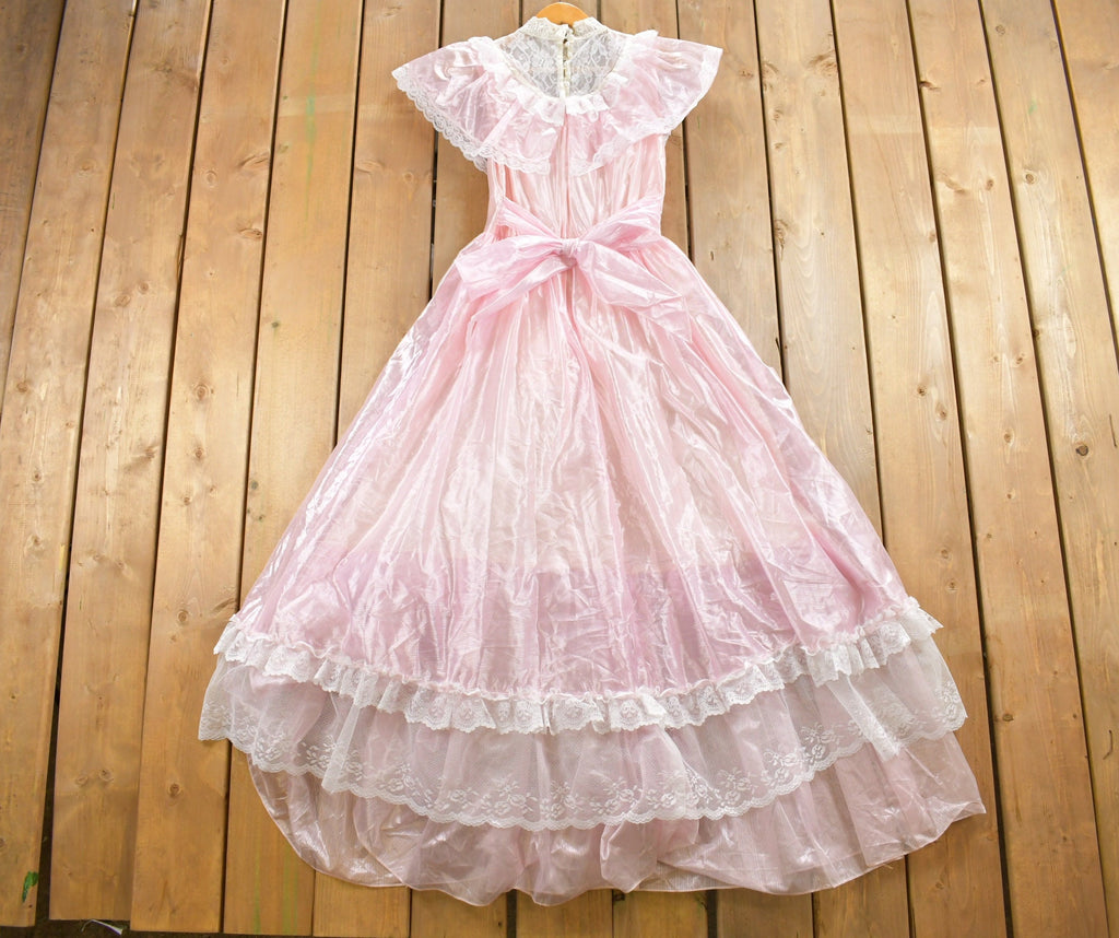 Vintage 1960s Sheer Lace Princess Dress