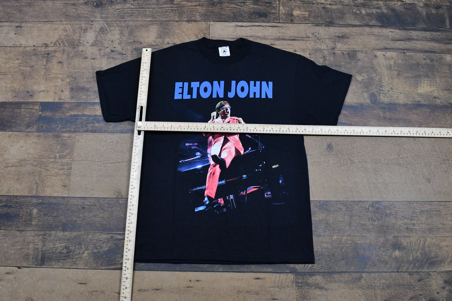 1997 Elton John Solo Tour Vintage Single Stitch T-Shirt / Singer Songwriter Music Promo Graphic / 80s / 90s / Streetwear / Concert Tee