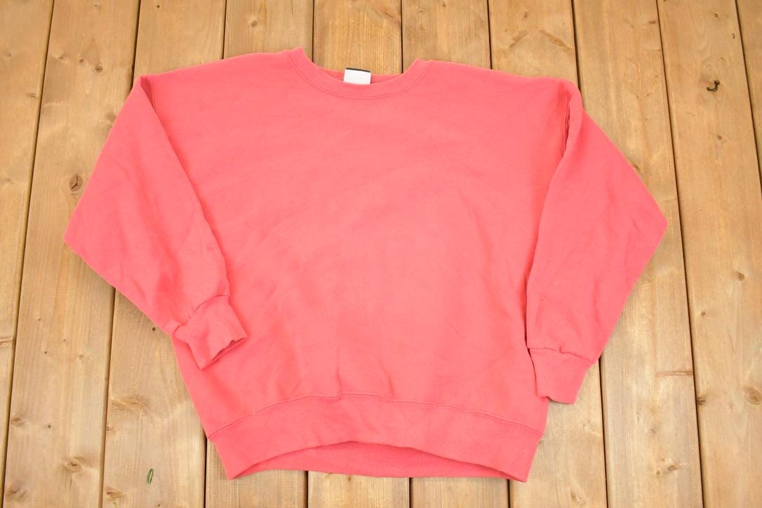 Vintage 1990s Lee Heavyweight Blank Crewneck Sweatshirt Womens XXL