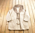 Vintage 1970s Novelti Eaton 100% Wool Toggle Button Up Jacket Made In Canada