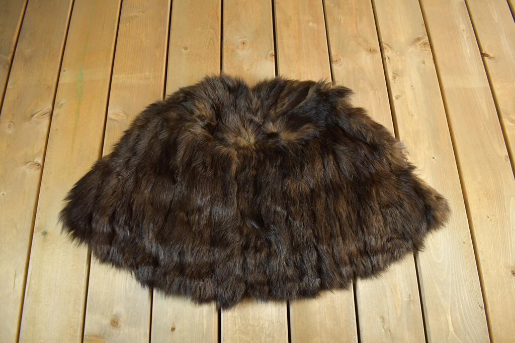 Vintage 1980s The Briggs Furriers Fur Shawl Women's M-L