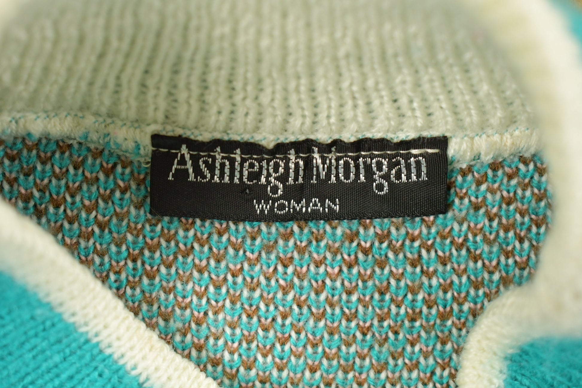 Vintage 1990s Ashleigh Morgan Women Floral Knit Sweater /