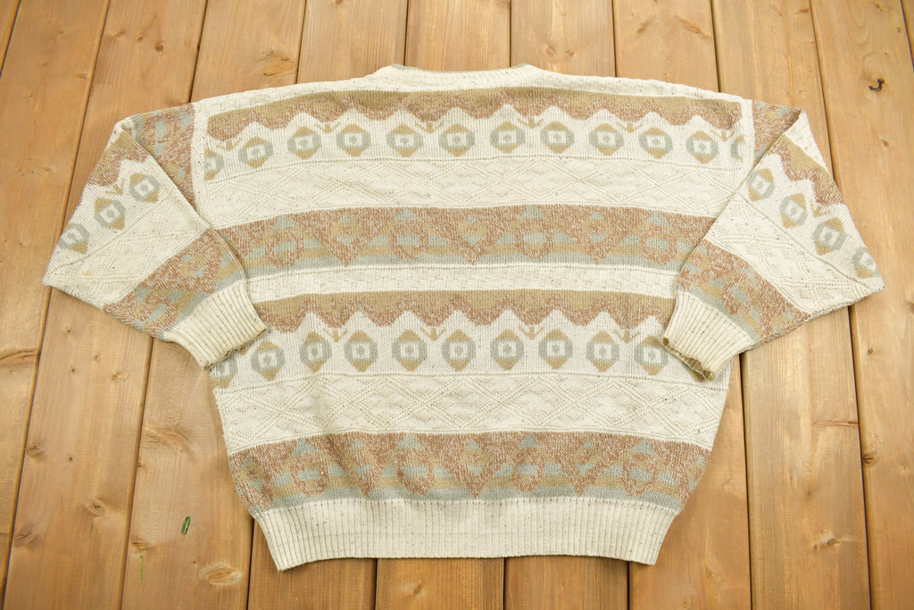 Vintage 1990s Abstract Knitted Sweater