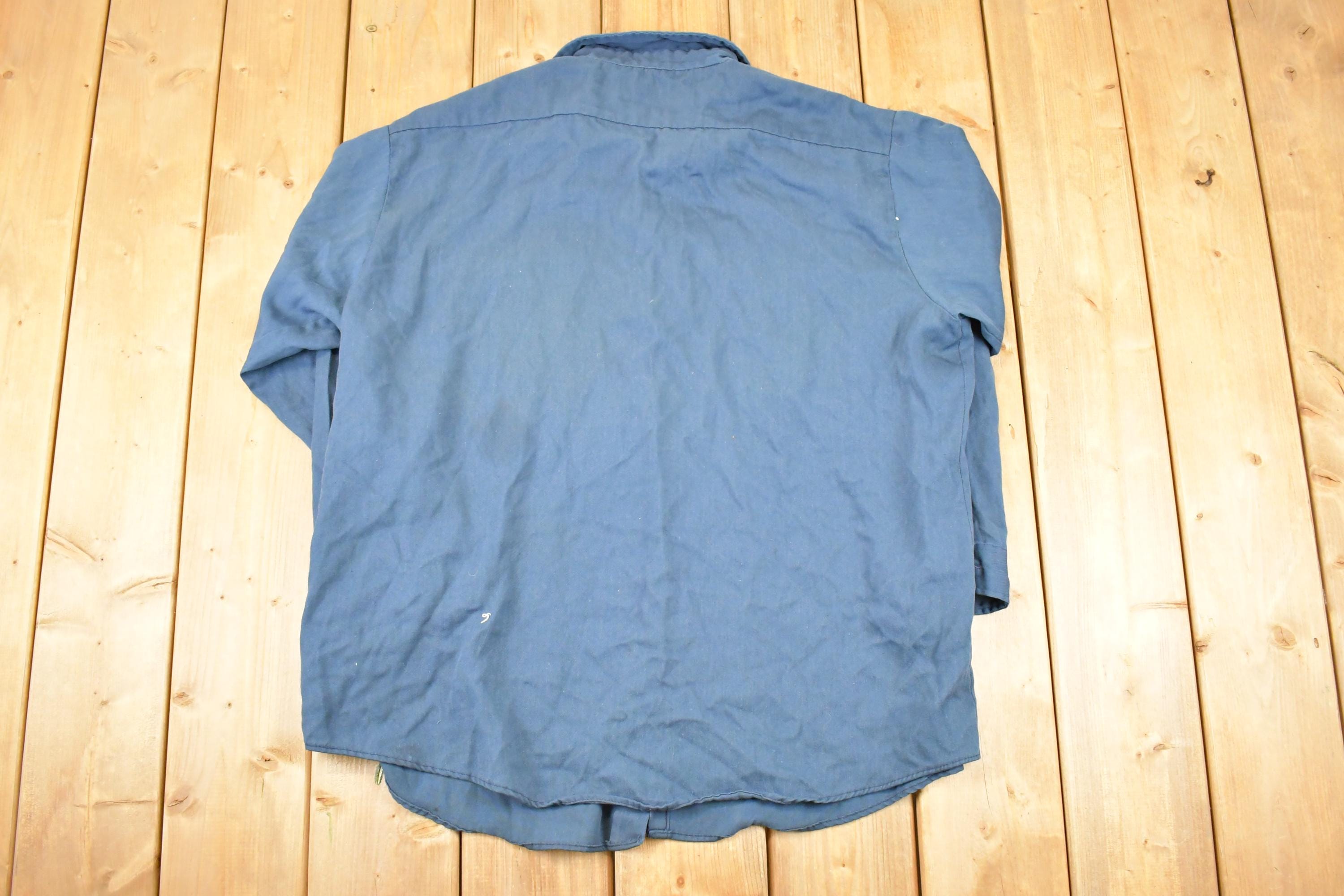 Vintage 1990s Big Yank Workwear Button Up Shirt Men's XL