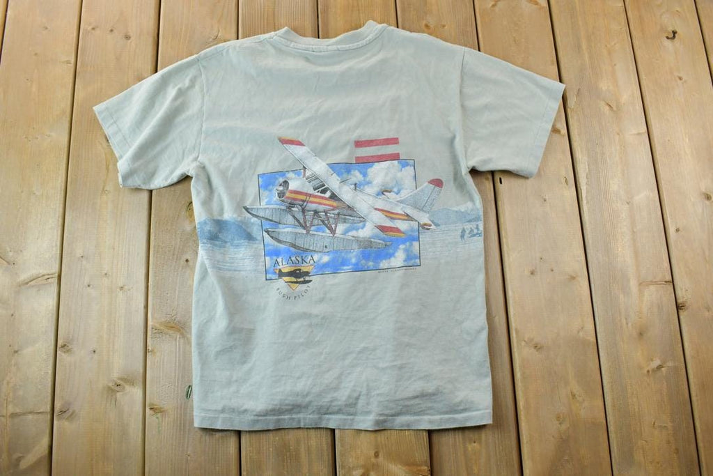 Vintage 1990s Alaska Bush Pilot Souvenir T-Shirt