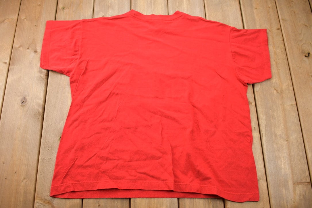 Vintage 1994 Looney Tunes Tweety Bird Santa Hat Christmas Cartoon T-Shirt