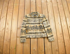 Vintage 1990s Zebra Themed Knit Jacket Zip Up