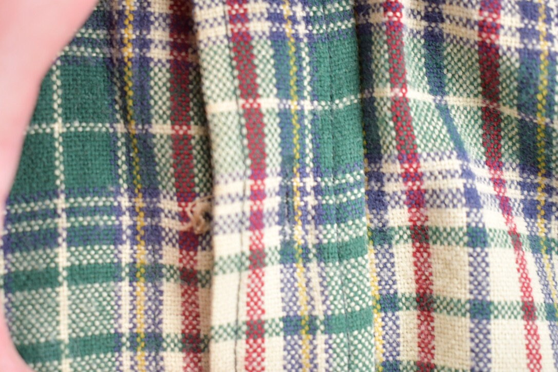 Vintage 1990s John Blair Plaid Flannel Button Up Shirt
