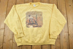 Vintage 1990s Philippians 3:14 Cowboy Horse Crewneck Sweatshirt