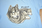 Vintage 1990s Westport Wolf Graphic Souvenir T Shirt